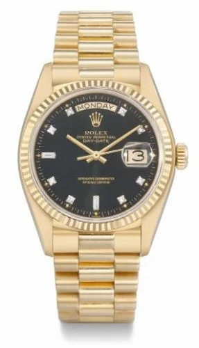 Rolex Day-Date 18038 18038 Black Diamond
